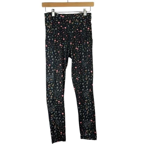 NWT Aeropostale Flex High Rise Ankle Legging SZ M Booty Enchancing Floral - Picture 1 of 11